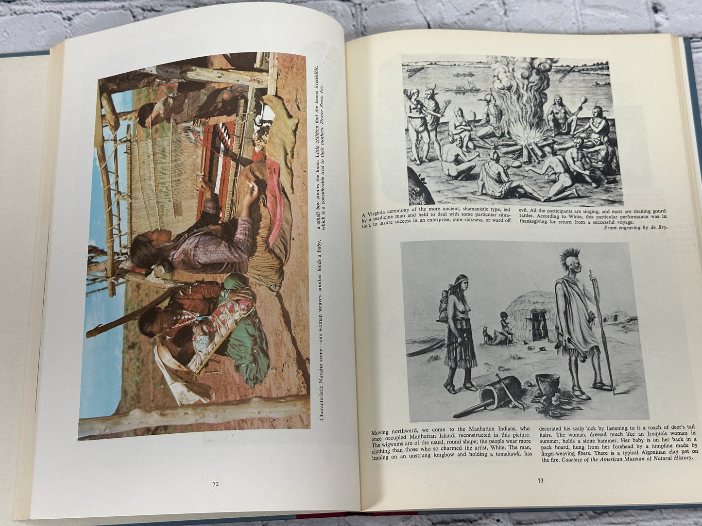 A Pictorial History of the American Indian by Oliver La Farge [1959]