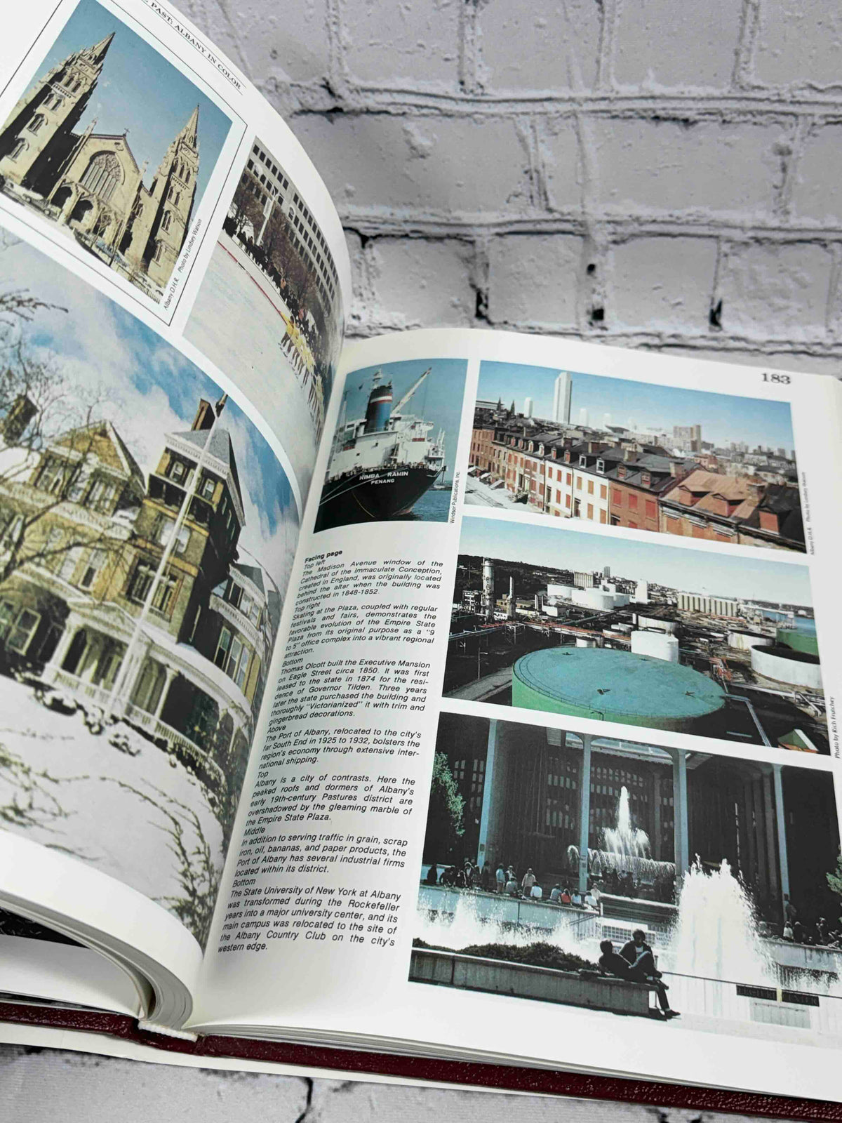 Albany: Capital City on the Hudson by John J. McEneny, 1998 hardcover - interior color photographs