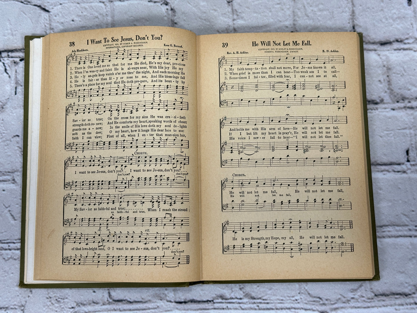 Songs For Service [Special Tabernacle Edition · Early 1900s]