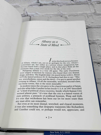 O Albany! by William Kennedy, 1983 Viking hardcover - first chapter page