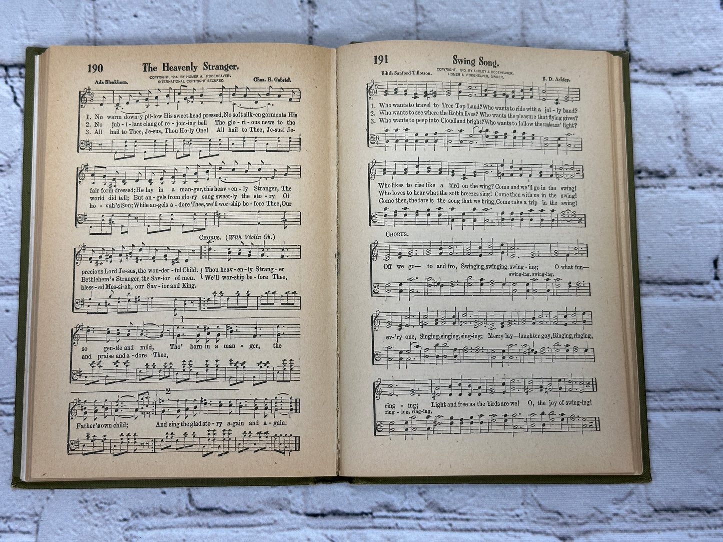 Songs For Service [Special Tabernacle Edition · Early 1900s]