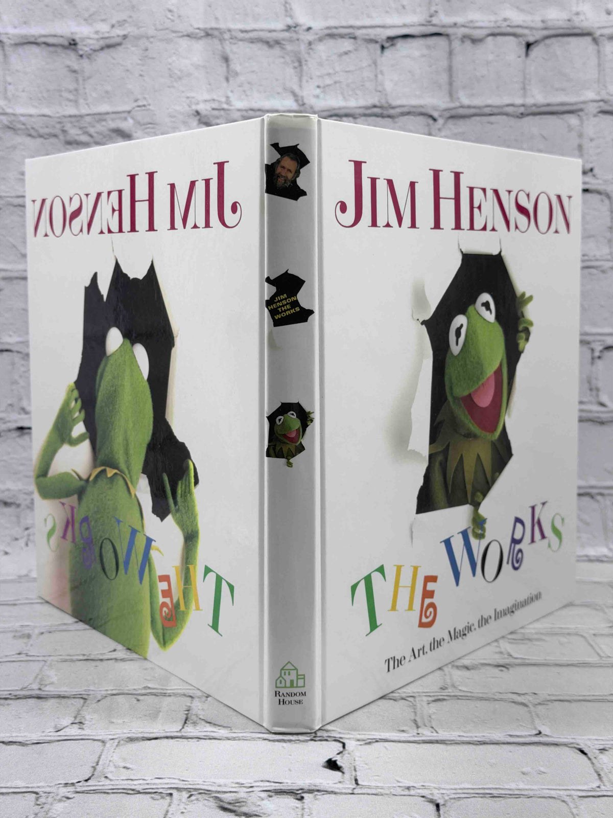 Jim Henson: The Works by Christopher Finch, 1993 Random House hardcover - dust jacket spine