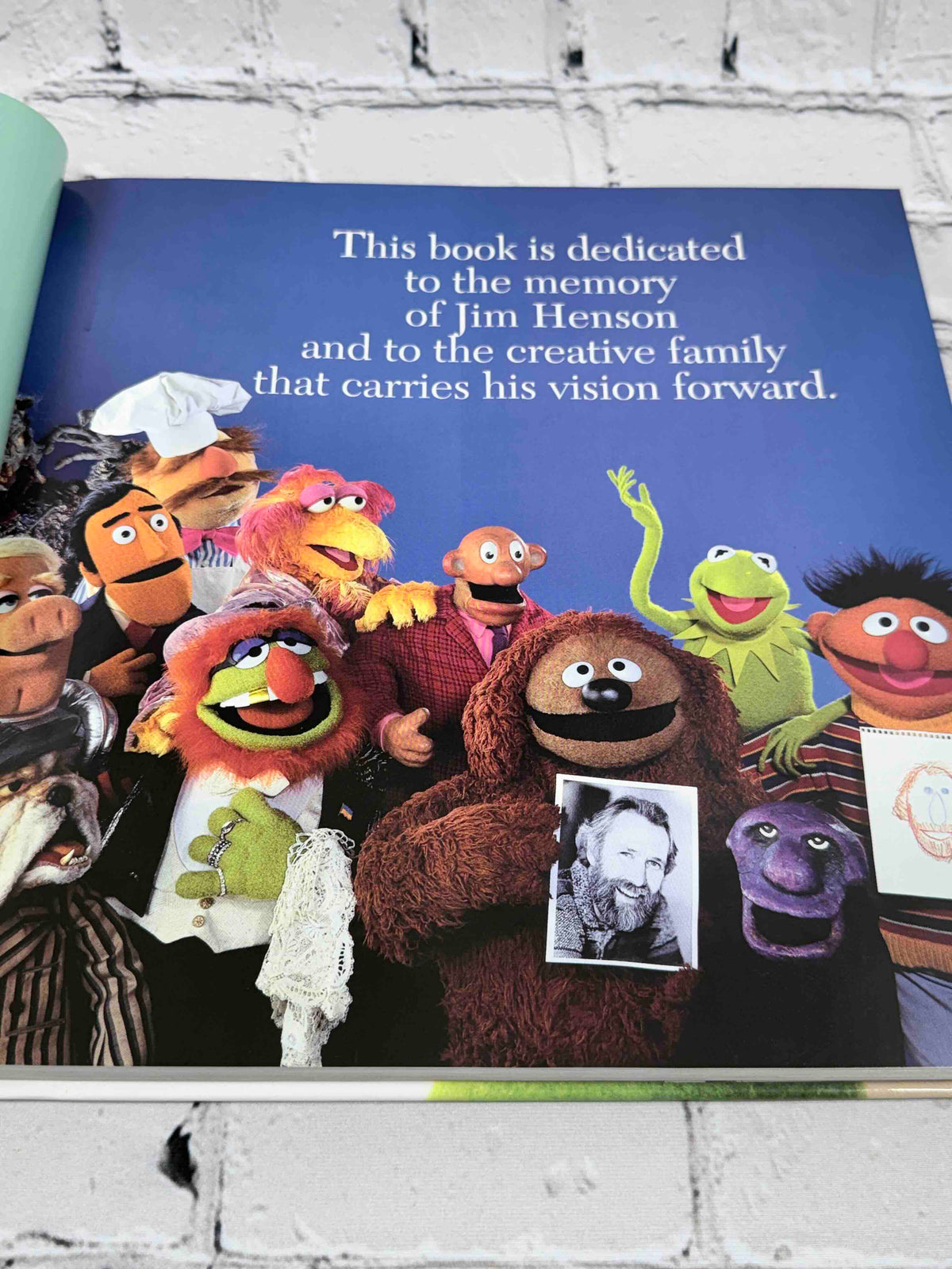 Jim Henson: The Works by Christopher Finch, 1993 Random House hardcover - dedication page