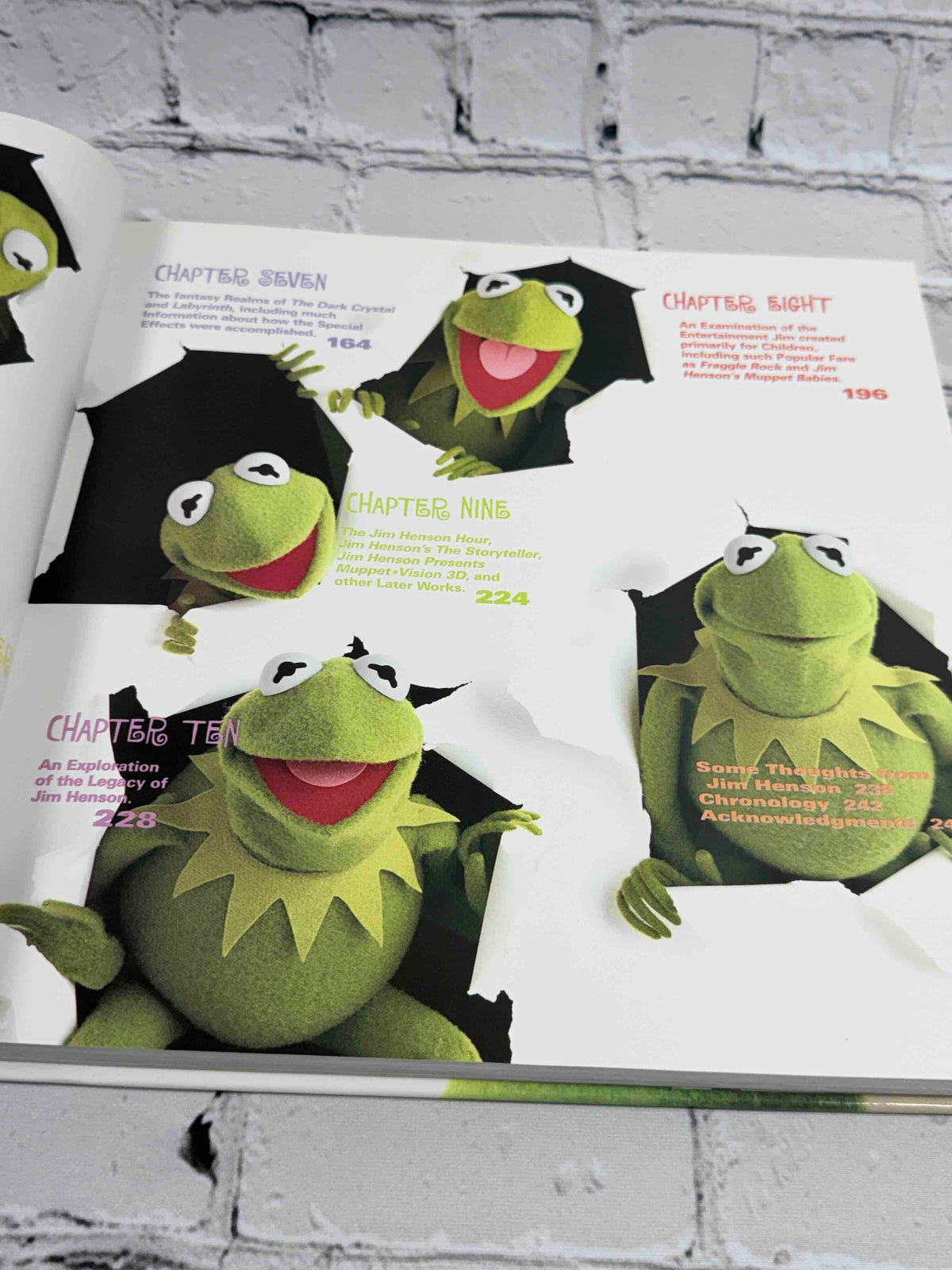 Jim Henson: The Works by Christopher Finch, 1993 Random House hardcover - contents continued