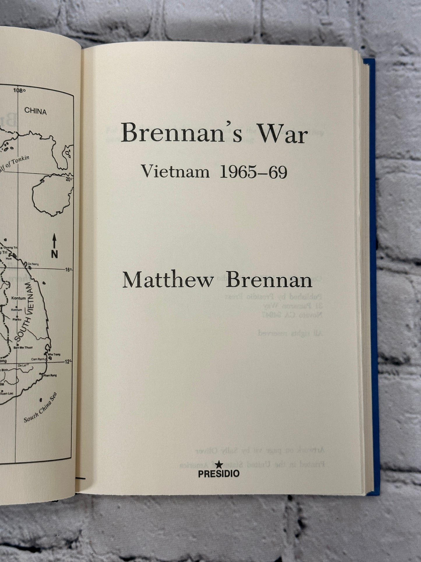 Brennan's War: Vietnam 1965-69 by Mathew Brennan [1985 · Book Club Edition]