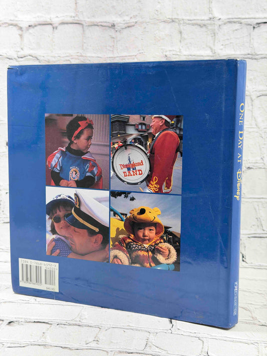 One Day at Disney, 1999 Hyperion first edition hardcover - dust jacket rear and spine
