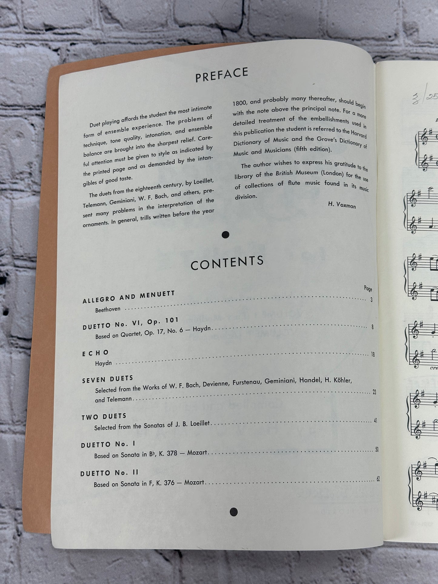 Selected Duets for Flute (Advanced) by H. Voxman [Volume 2 · Rubank · no. 178]