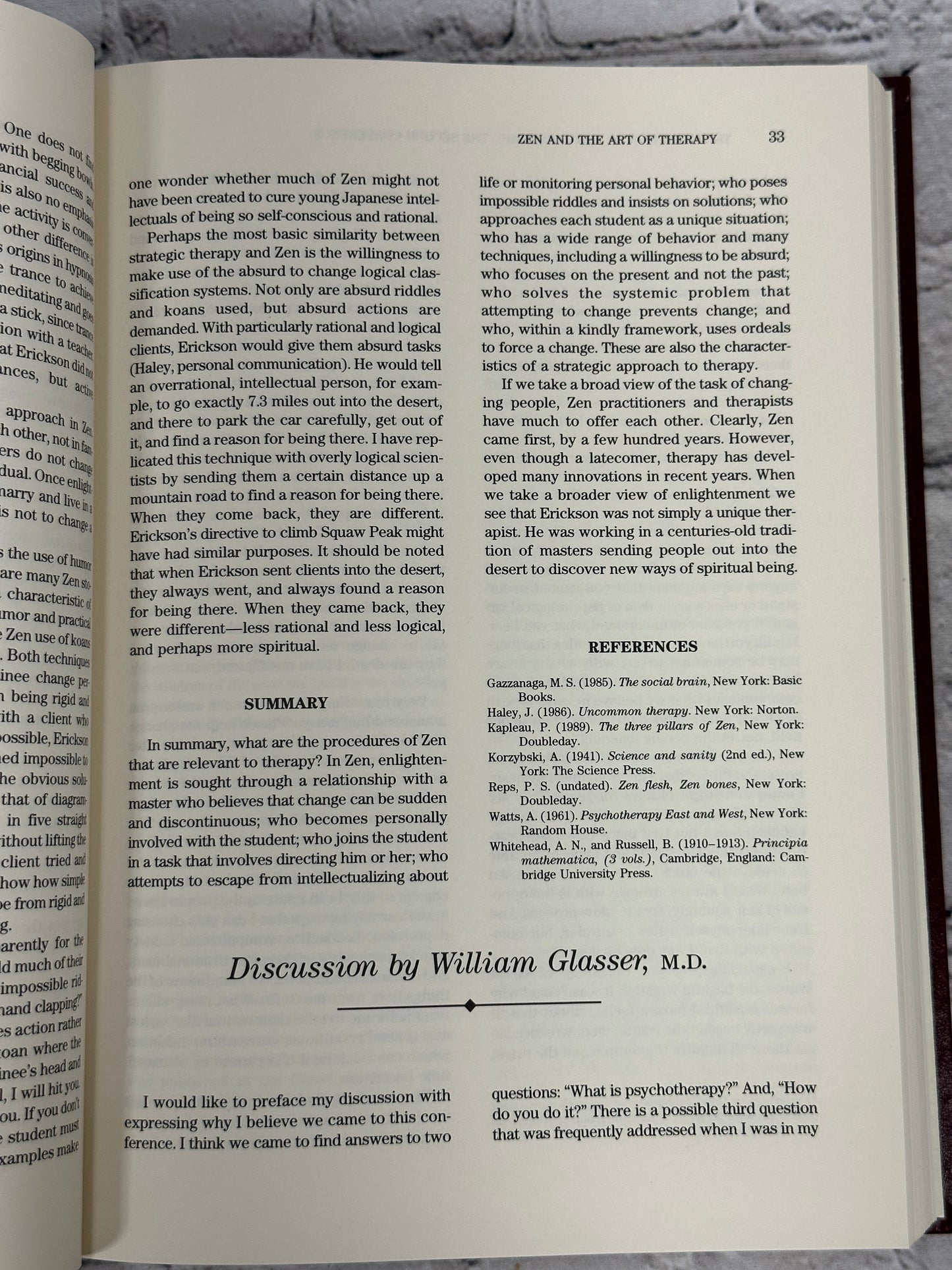 The Evolution of Psychotherapy: the Second Conference By Zeig, Jeffrey [1992]