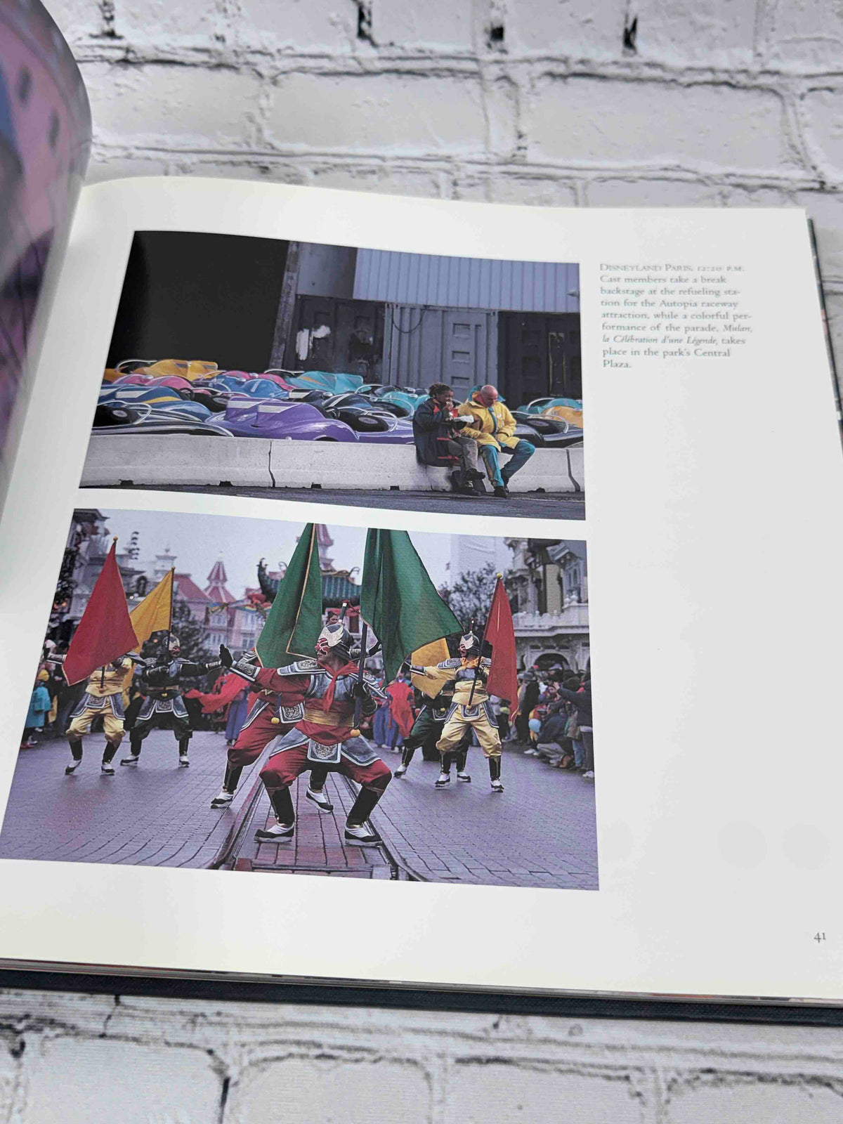 One Day at Disney, 1999 Hyperion first edition hardcover - interior photographs
