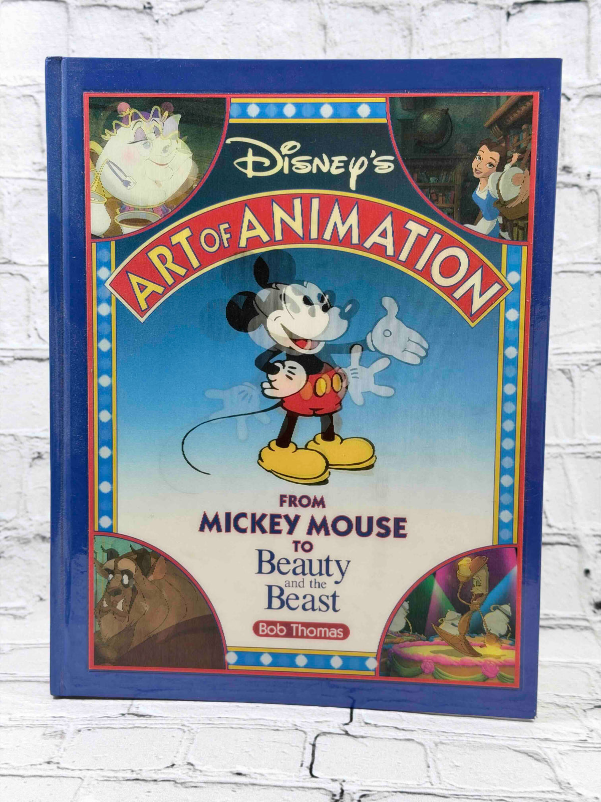 Disney's Art of Animation by Bob Thomas, 1991 Hyperion hardcover - front cover