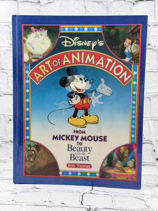 Disney's Art of Animation by Bob Thomas, 1991 Hyperion hardcover - front cover