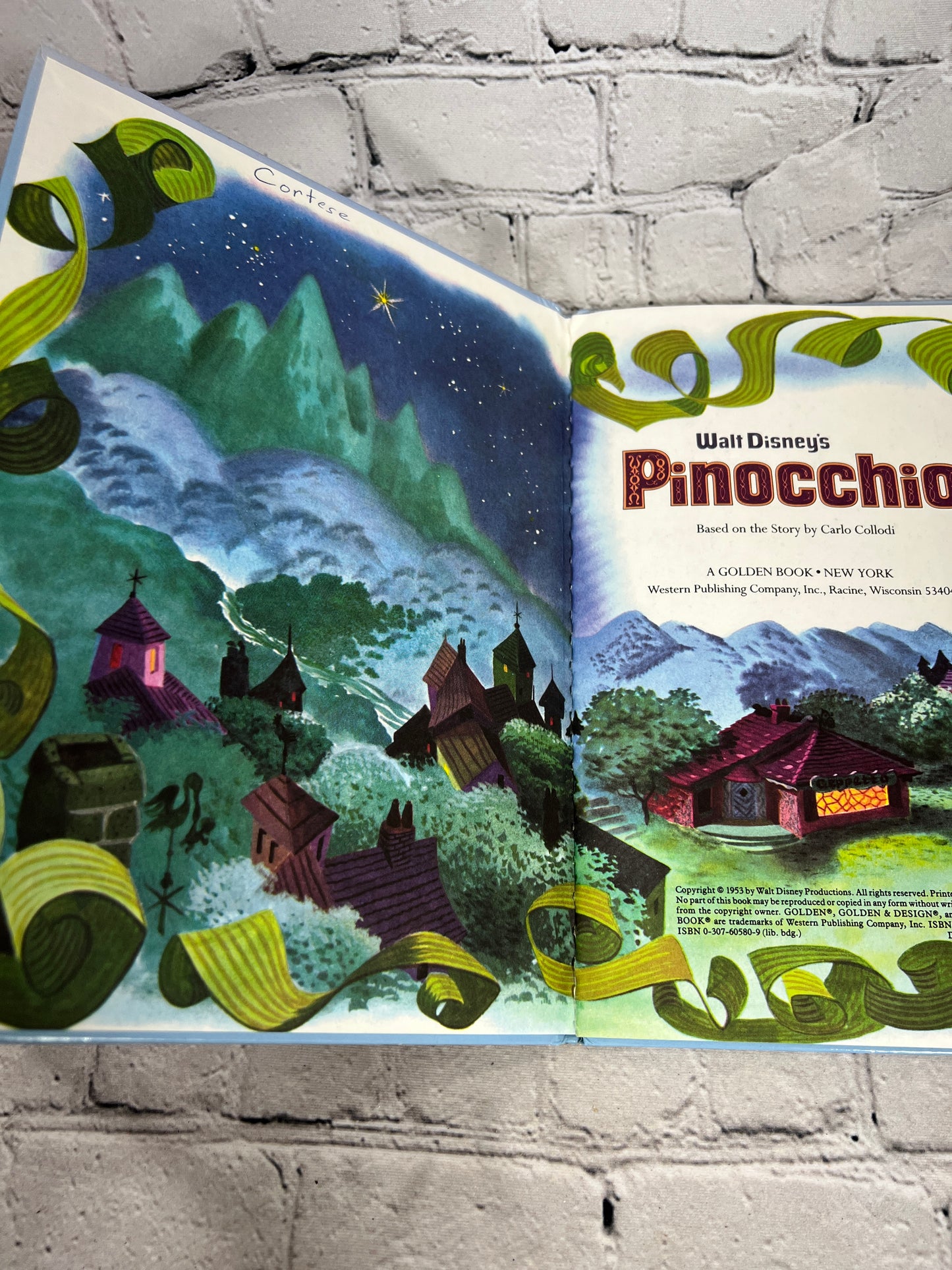 Pinocchio based on story by Carlo Collodi [A Golden Book · Walt Disney · 1986]