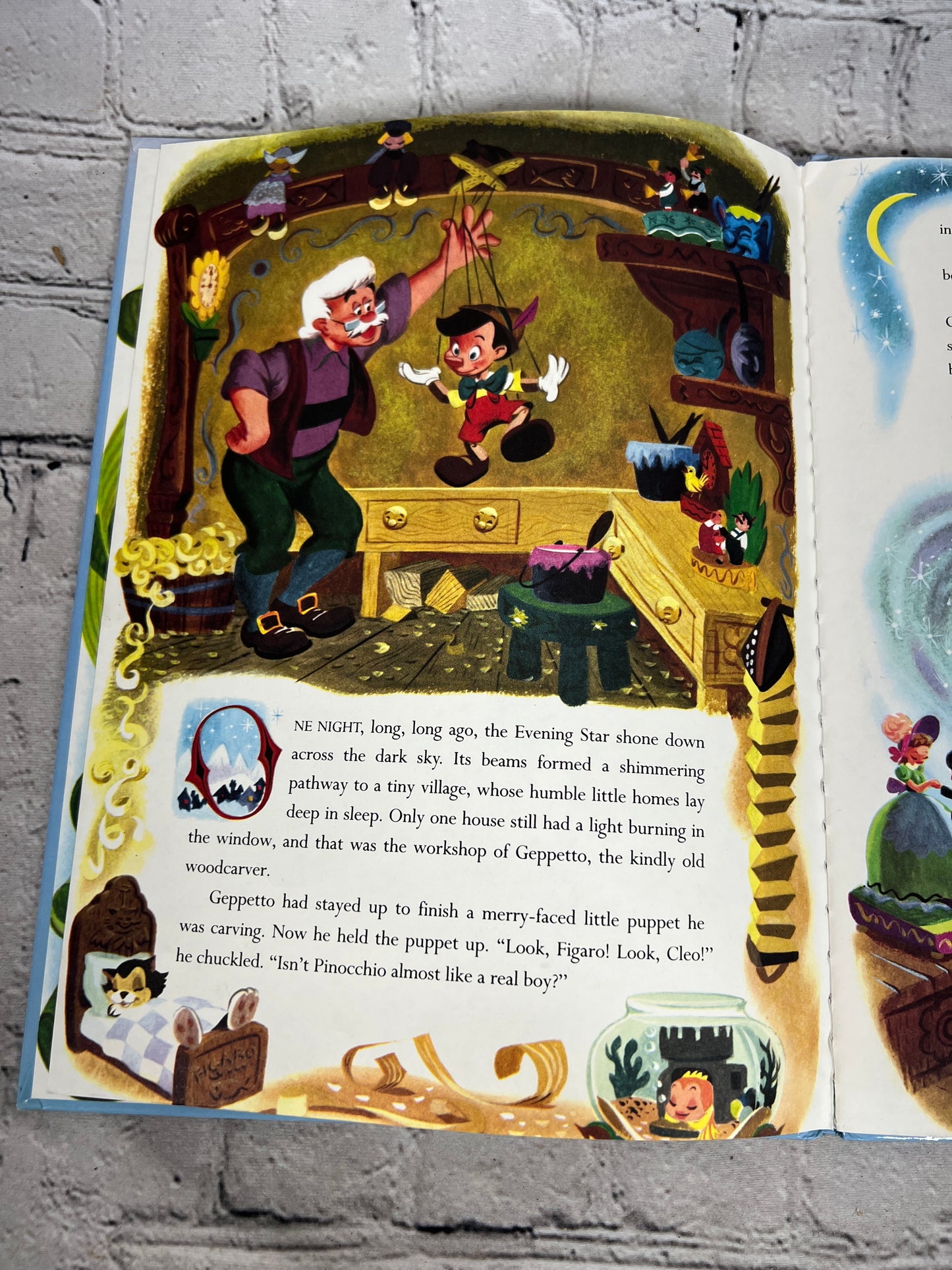 Pinocchio based on story by Carlo Collodi [A Golden Book · Walt Disney · 1986]