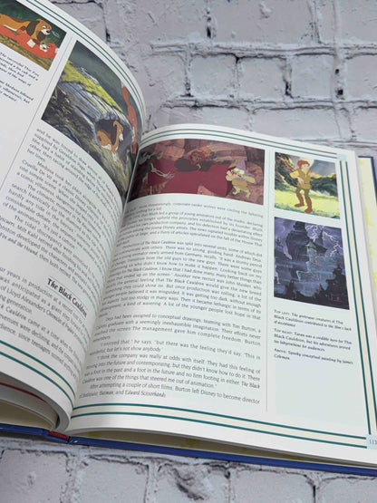 Disney's Art of Animation by Bob Thomas, 1991 Hyperion hardcover - interior illustrated pages