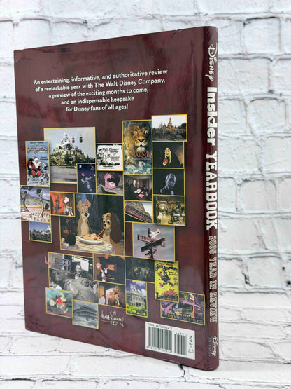 Disney Insider Yearbook: 2005 Year in Review, 2006 hardcover - dust jacket rear and spine