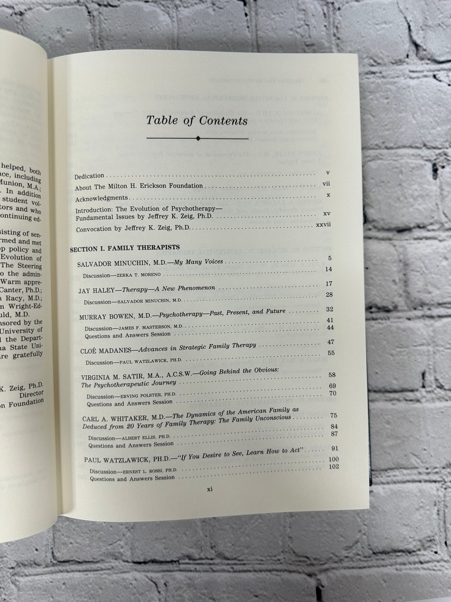 The Evolution of Psychotherapy: The First Conference By Jeffrey Zeig [1987]