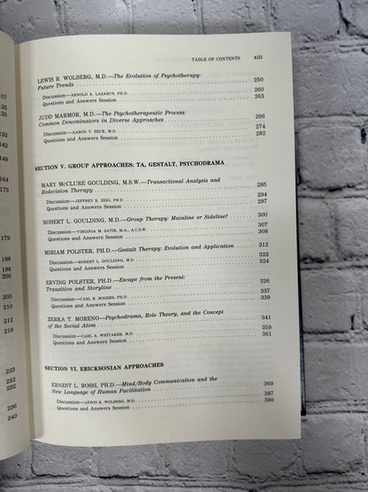The Evolution of Psychotherapy: The First Conference By Jeffrey Zeig [1987]