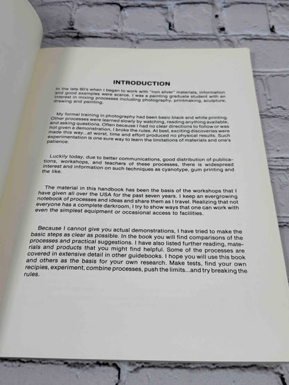 Breaking the Rules: A Photo Media Cookbook by Bea Nettles, 1977 paperback - introduction