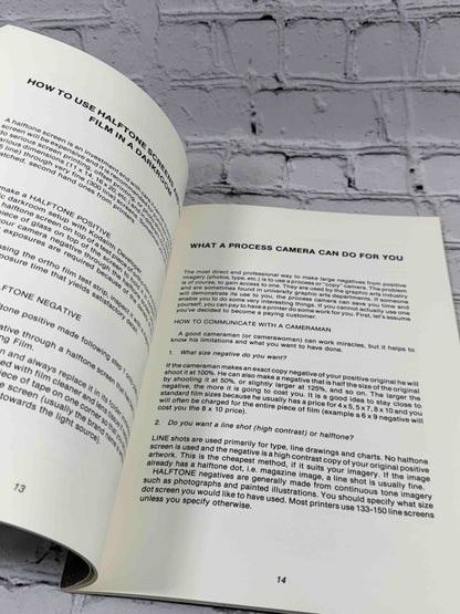 Breaking the Rules: A Photo Media Cookbook by Bea Nettles, 1977 paperback - interior pages