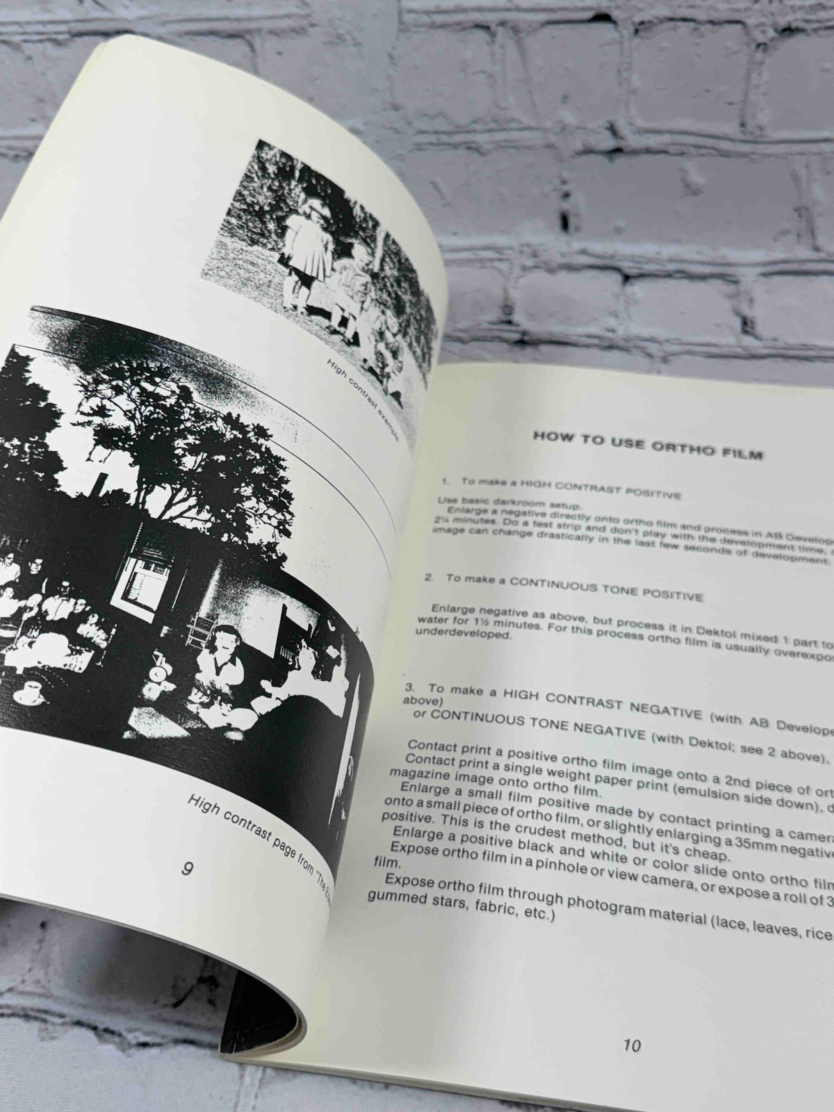 Breaking the Rules: A Photo Media Cookbook by Bea Nettles, 1977 paperback - interior pages