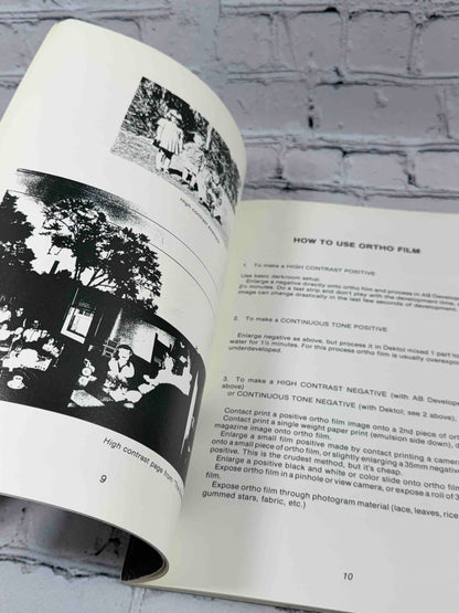 Breaking the Rules: A Photo Media Cookbook by Bea Nettles, 1977 paperback - interior pages