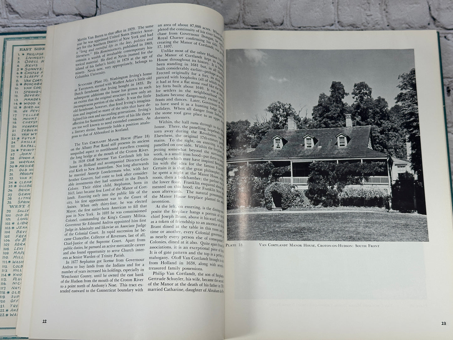 Historic Houses of the Hudson Valley by Eberlein & Hubbard [1942]