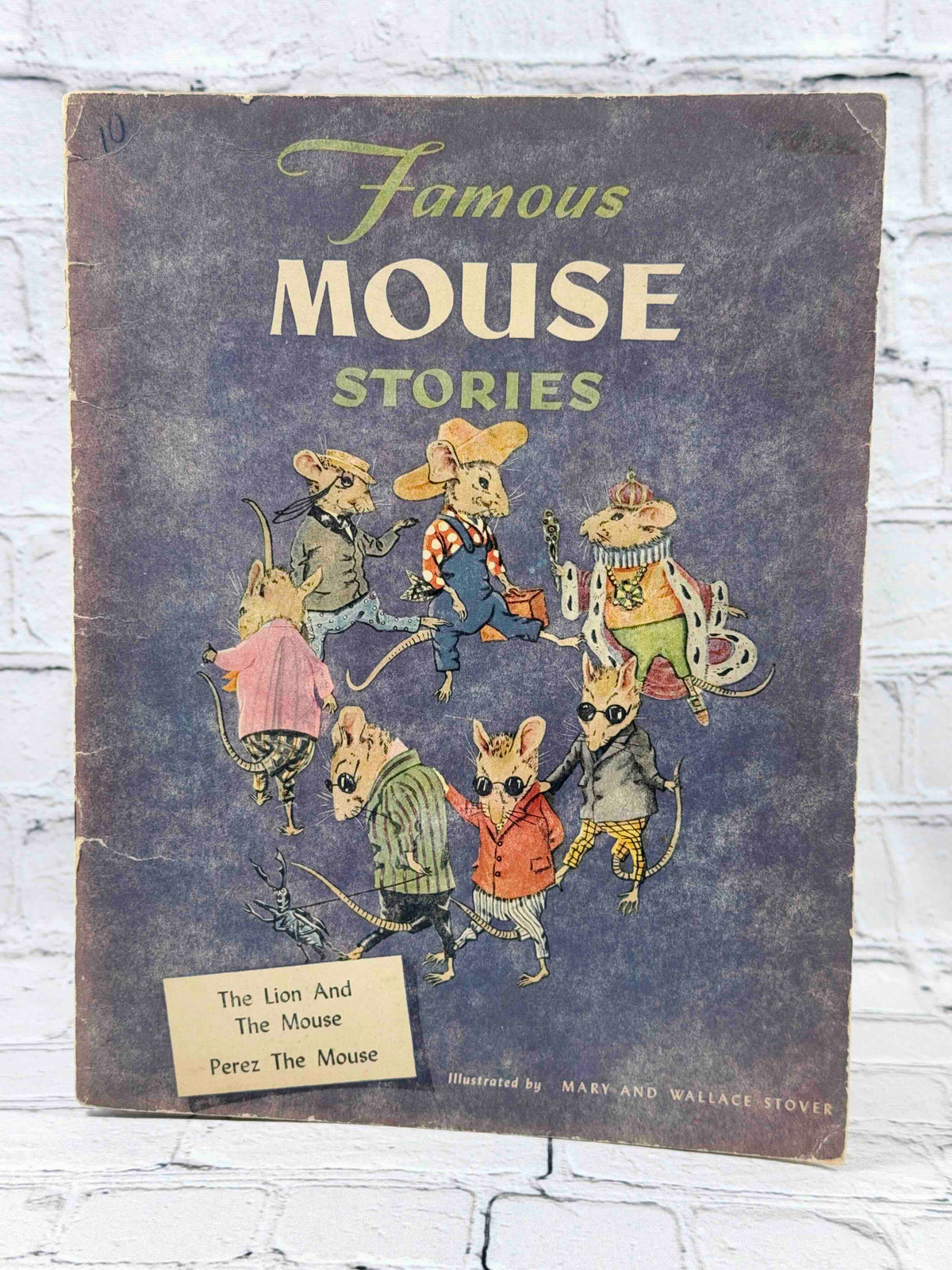 Famous Mouse Stories, 1944 Perks Publishing picture book - front cover