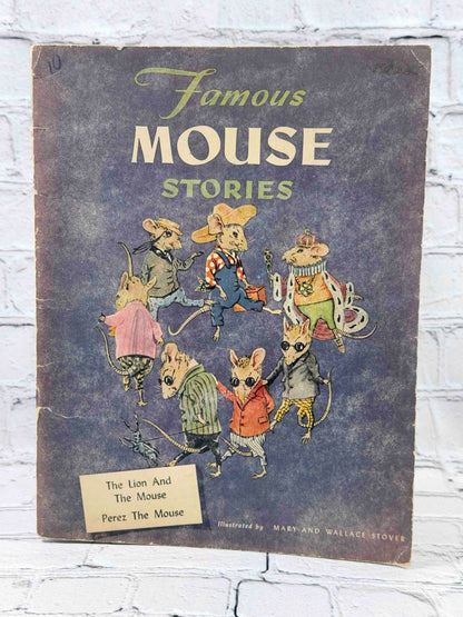 Famous Mouse Stories, 1944 Perks Publishing picture book - front cover