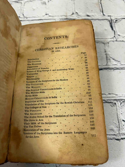 The Works of the Rev. Claudius Buchanan Comprising his Christian Research in Asia