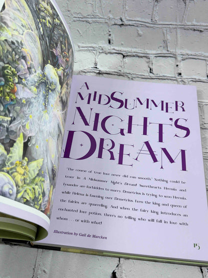 Tales from Shakespeare by Tina Packer, 2004 Scholastic hardcover - A Midsummer Night's Dream illustration