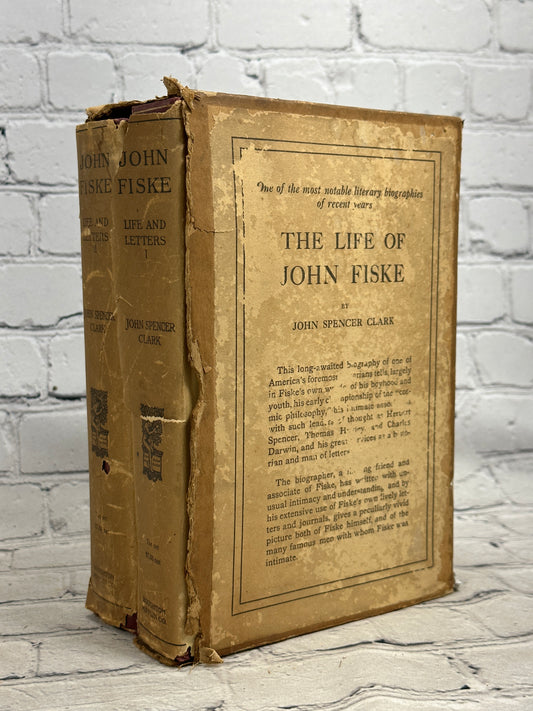 The life and letters of John Fiske by John Spencer Clark [1st Edition·  1917]