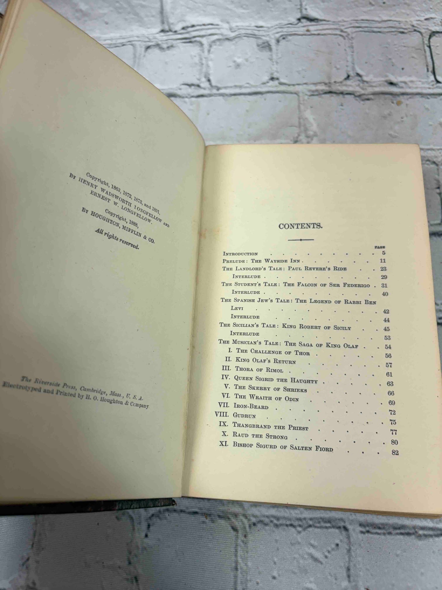 Tales of a Wayside Inn