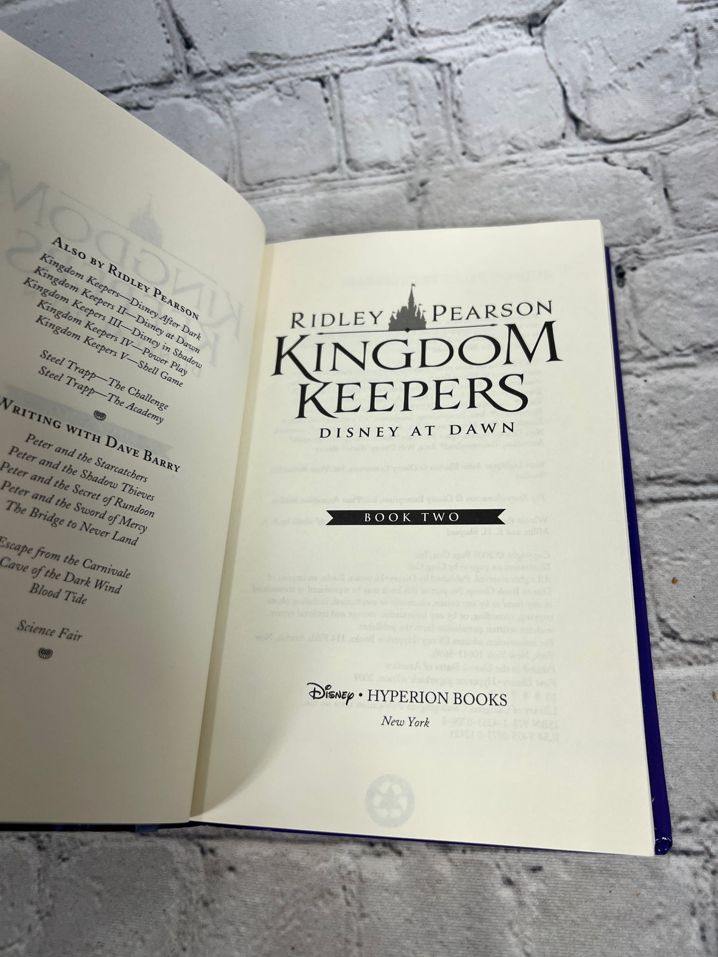 Kingdom Keepers II: Disney at Dawn By Ridley Pearson [Library Binding · 2009]