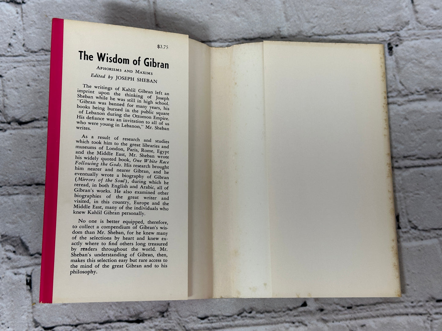 Kahlil Gibran [4 Book Set · Philosophical Library · 1947 - 1966]