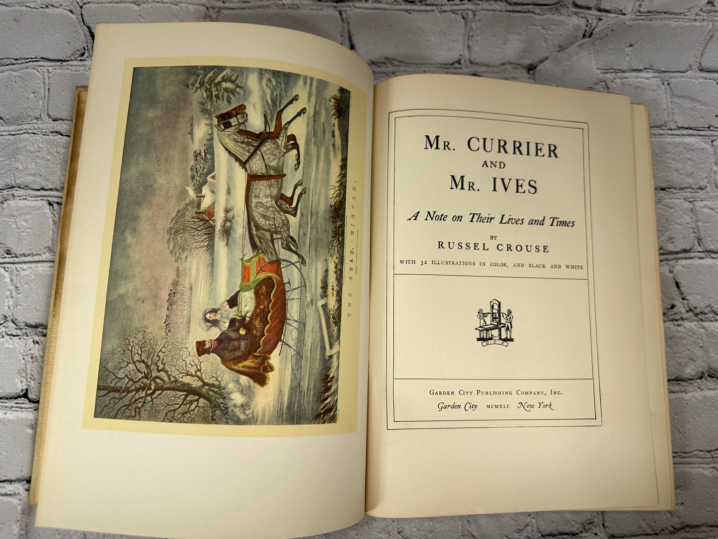 Mr. Currier and Mr. Ives by Russel Crouse [1930]