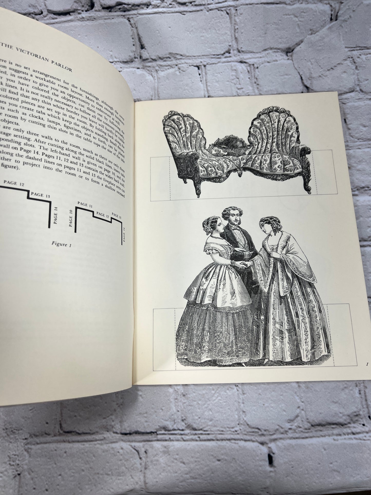 The Victorian Parlor Cut and Color Book by Theodore Menten [1975]