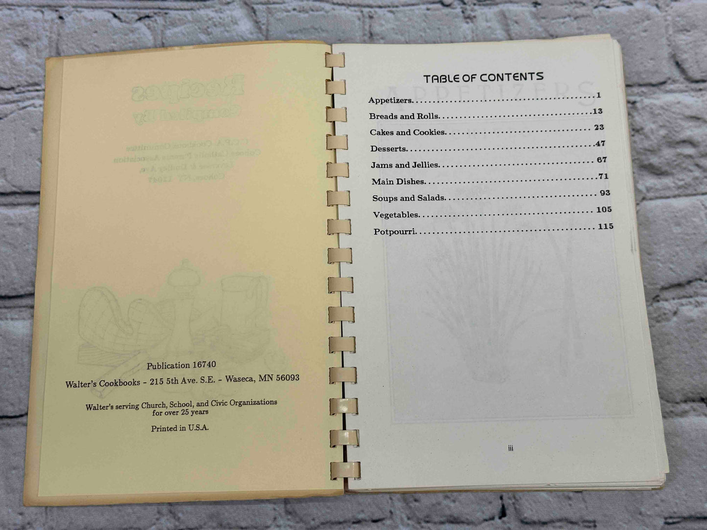 The Cohoes Catholic Families Favorite Recipes [New York]