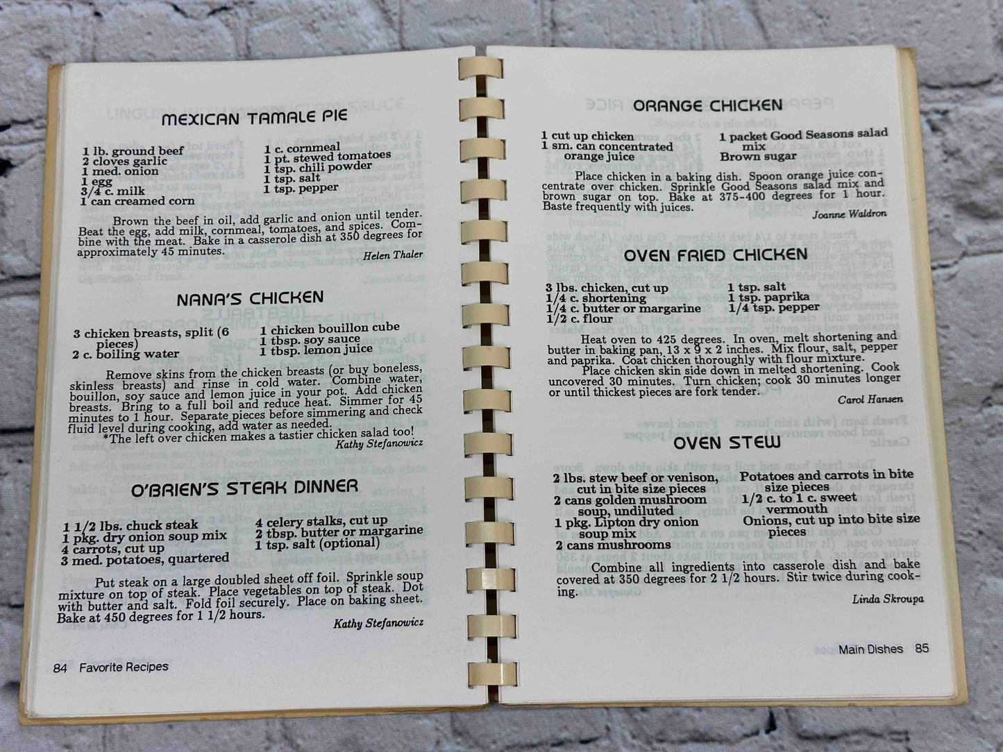 The Cohoes Catholic Families Favorite Recipes [New York]