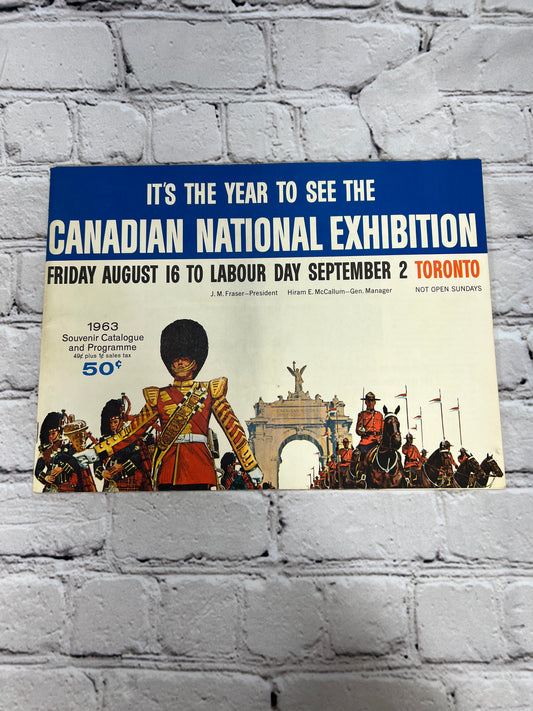 1963 Canadian Souvenir Catalogue and Programme