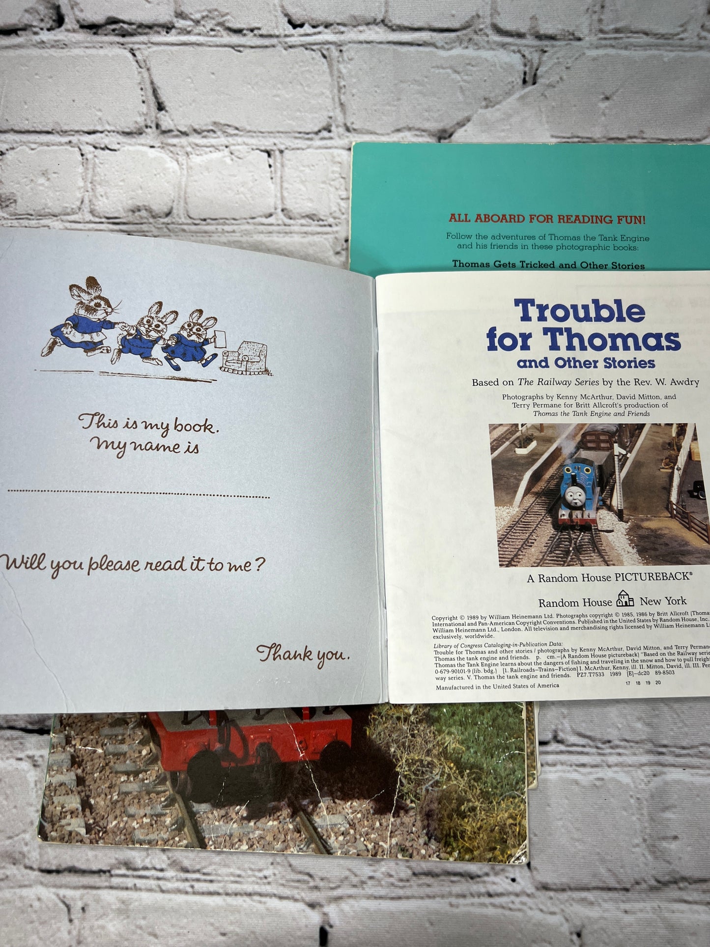 Thomas The Train Tank Engine Stories By Rev. W. Awdry [4 Book Lot]