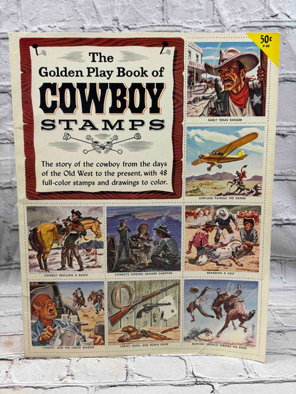 The Golden Play Book of Cowboy Stamps