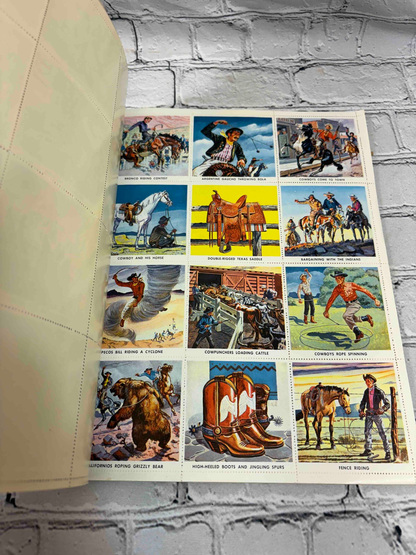 The Golden Play Book of Cowboy Stamps