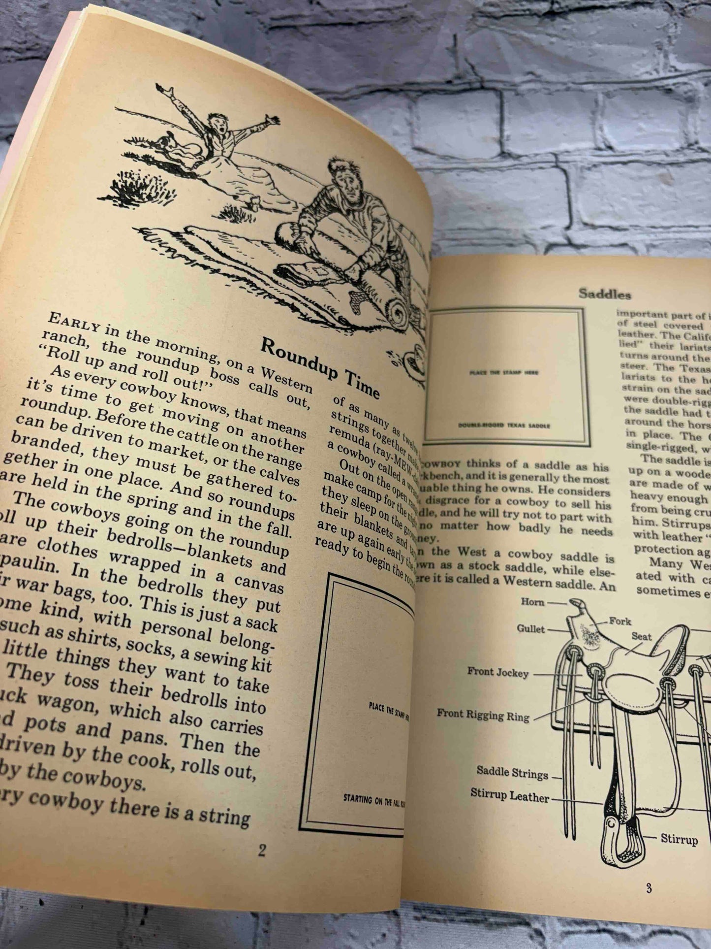 The Golden Play Book of Cowboy Stamps