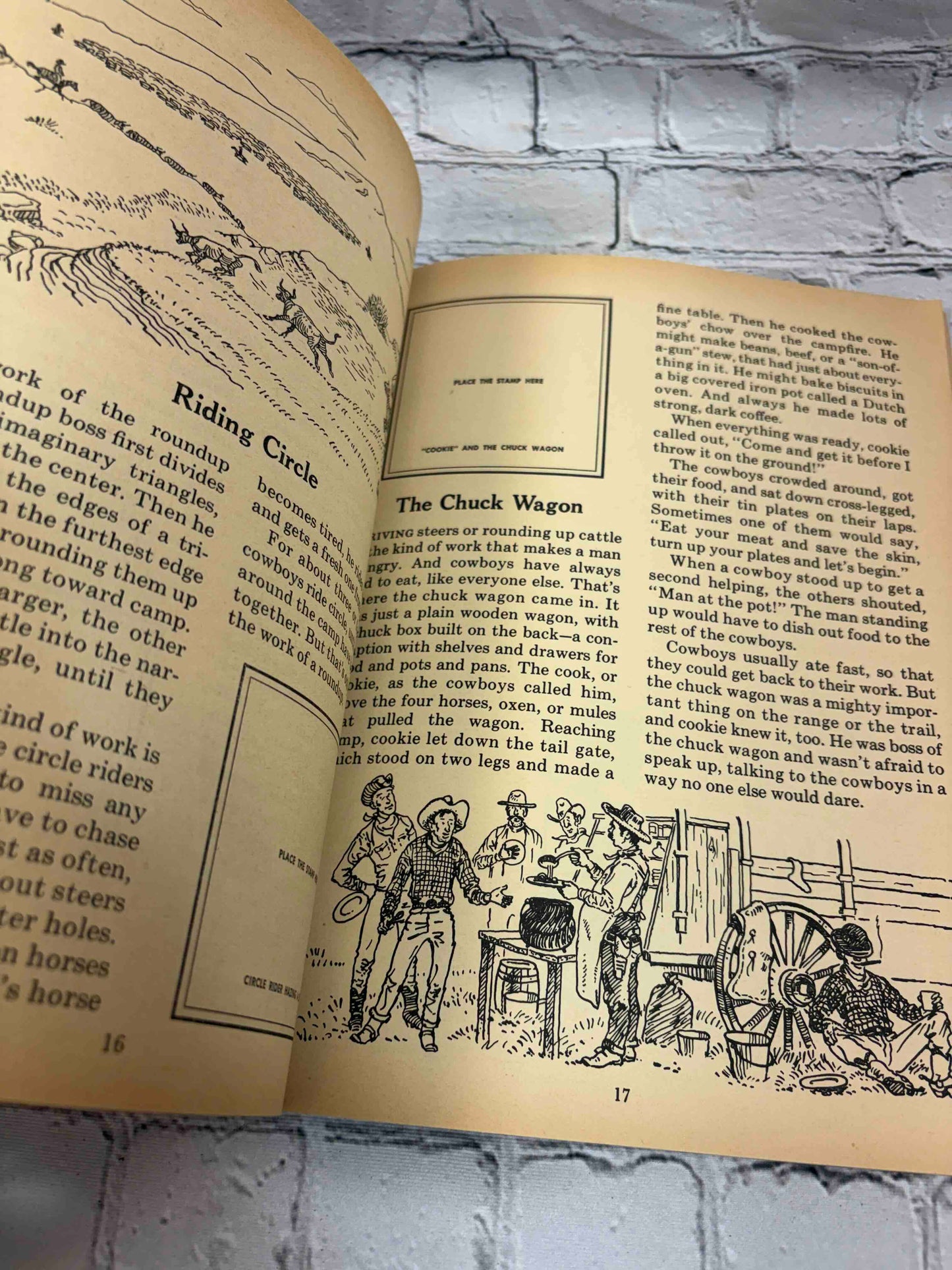 The Golden Play Book of Cowboy Stamps