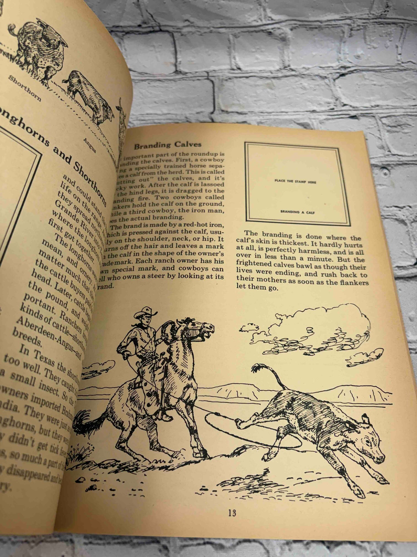 The Golden Play Book of Cowboy Stamps