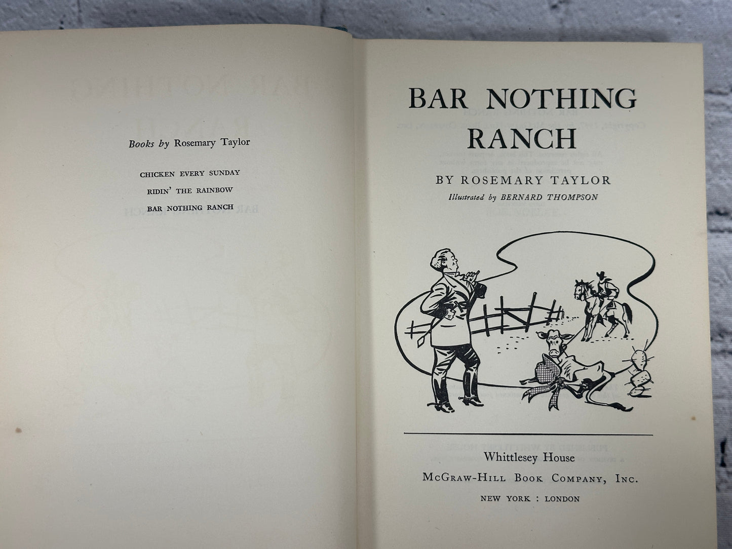 Bar Nothing Ranch by Rosemary Taylor [1947]