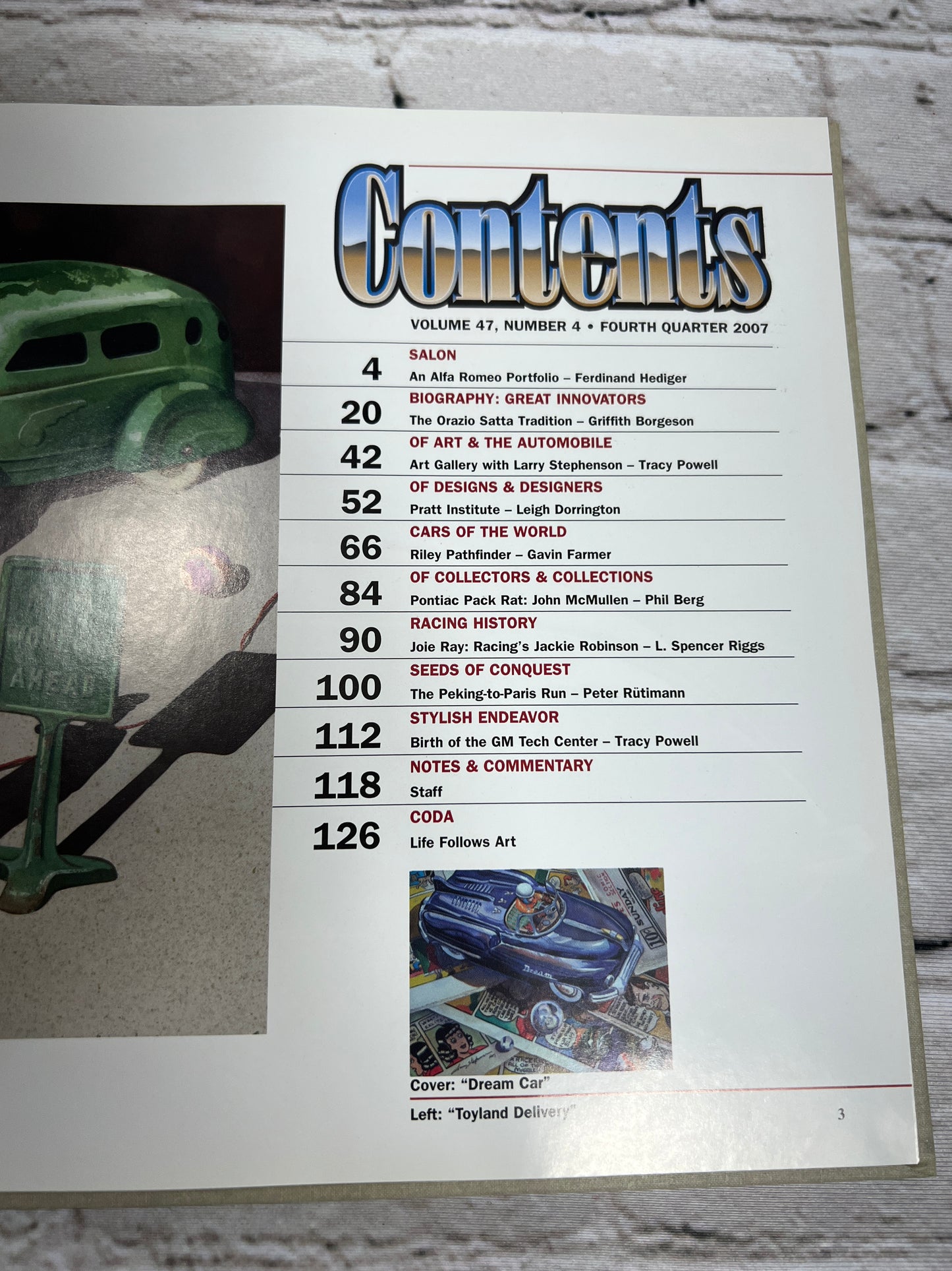 Automobile Quarterly Volume 47 [Full Set · Issues 1,2,3 & 4 · 2007]