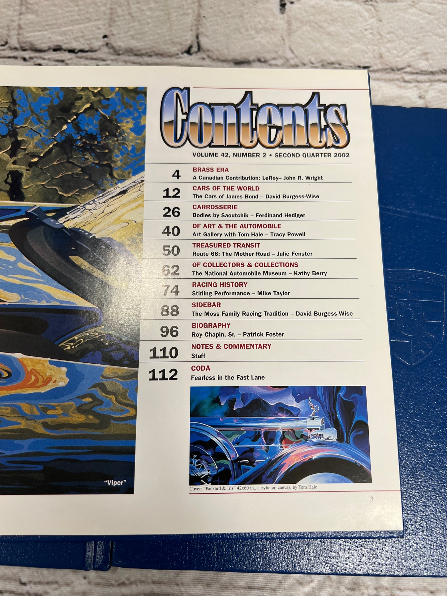 Automobile Quarterly Volume 42 [Full Set · Issues 1,2,3 & 4 · 2002]