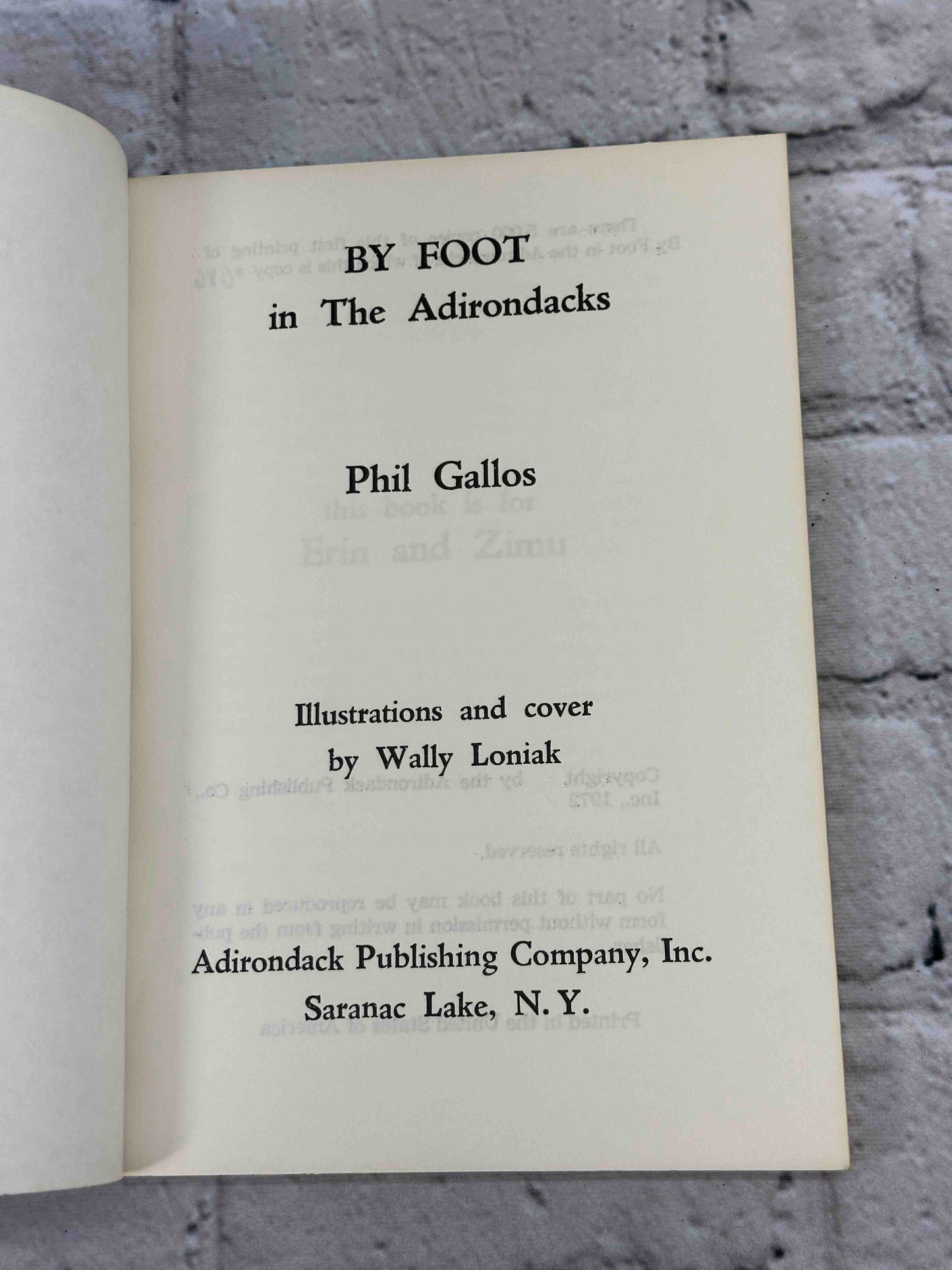 By Foot in the Adirondacks