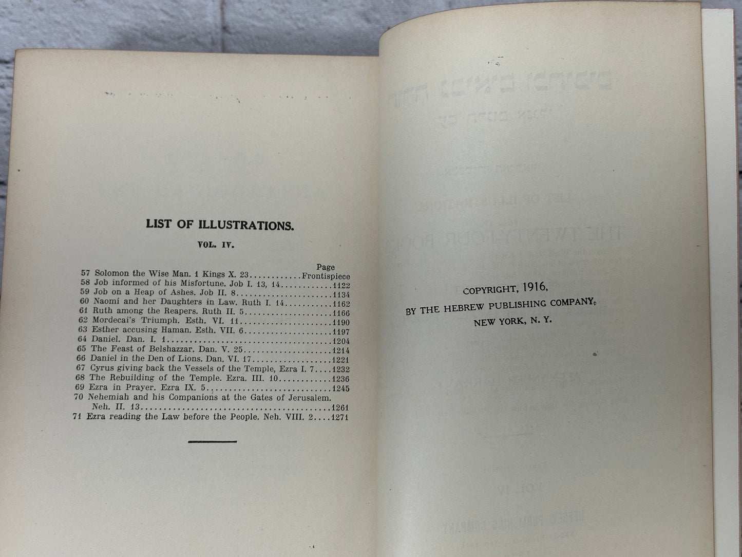 The 24 Books of the Old Testament transl. by Harkavy [Hebrew & English · 1928]